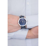 Maserati Circuito Blue Dial Blue Leather Strap Watch For Men - R8851127003