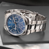 Maserati Competizione Chronograph Blue Dial Silver Steel Strap Watch For Men - R8853100013