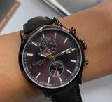 Maserati Epoca Chronograph Brown Dial Brown Leather Watch For Men - R8871618006