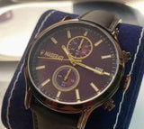 Maserati Epoca Chronograph Brown Dial Brown Leather Watch For Men - R8871618006