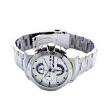 Maserati Ingegno Chronograph White Dial Silver Steel Strap Watch For Men - R8873619004