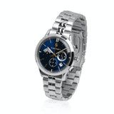 Maserati Ricordo Chronograph Blue Dial Silver Steel Strap Watch For Men - R8873633001