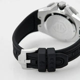 Philipp Plein Octagon Grey Dial Black Silicone Strap Watch for Men - PWTBA0123