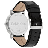 Calvin Klein City Silver Dial Black Steel Strap Watch for Men - K2G2G1CX