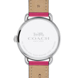 Coach Delancey White Dial Red Leather Strap Watch for Women - 14502879