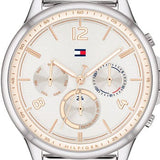 Tommy Hilfiger Harper Chronograph White Dial Silver Steel Strap Watch For Women - 1782222