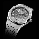 Audemars Piguet Royal Oak Grey Dial Silver Steel Strap Watch for Men - 15550ST.OO.1356ST.03