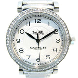 Coach Madison White Dial Silver Steel Strap Watch for Women - 14502396