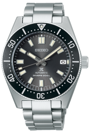 Seiko Prospex 1965 Modern Re Interpretation Automatic Black Dial Silver Steel Strap Watch For Men - SPB143J1