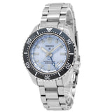 Seiko Prospex Limited Edition Automatic GMT Glacier Blue Dial Silver Steel Strap Watch For Men - SPB385J1