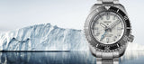 Seiko Prospex Sea Arctic Ocean GMT Limited Edition Silver Dial Silver Steel Strap Watch For Men - SPB439J1