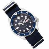 Seiko 5 Sports Automatic SKX Blue Dial Blue NATO Strap Watch For Men - SRPD51K2