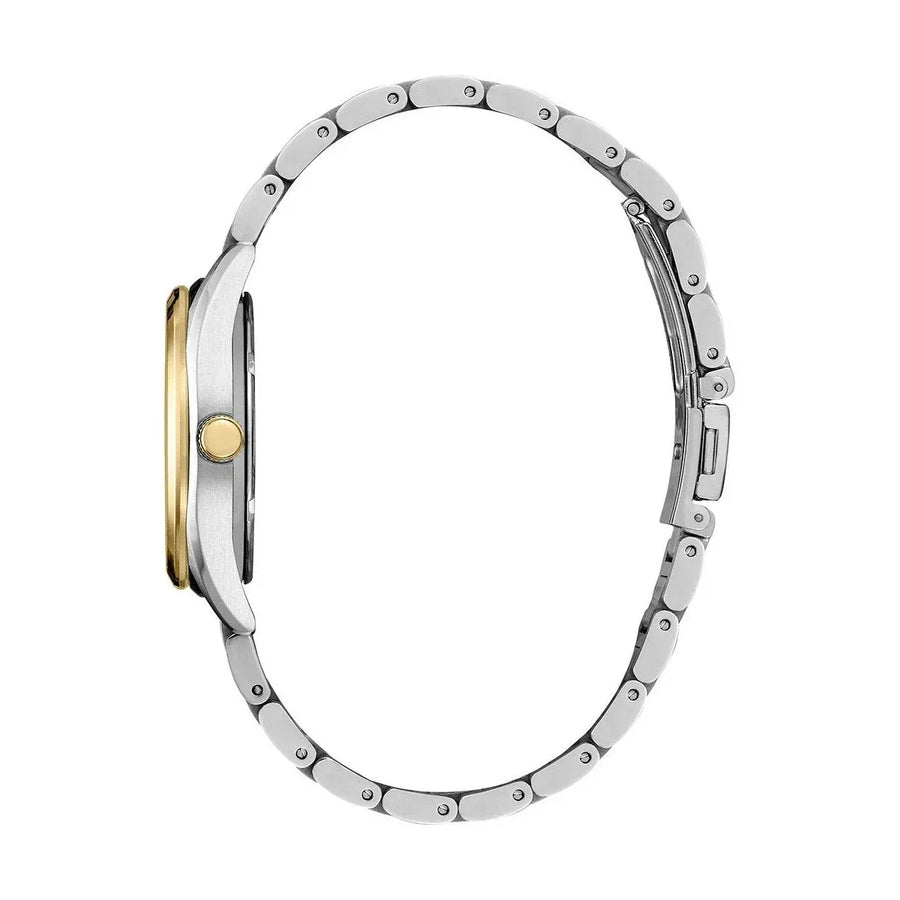Seiko Diamond Silver Dial Two Tone Steel Strap Watch for Women - SUR582P1