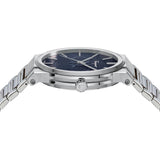 Salvatore Ferragamo Sapphire Blue Dial Silver Steel Strap Watch for Men - SFHP006-20