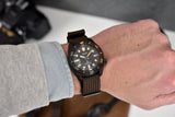 Seiko Prospex Black Series 1965 Limited Edition Black Dial Brown NATO Strap Watch For Men - SPB253J1