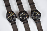 Seiko Prospex Black Series 1965 Limited Edition Black Dial Brown NATO Strap Watch For Men - SPB253J1