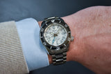 Seiko Prospex Sea Arctic Ocean GMT Limited Edition Silver Dial Silver Steel Strap Watch For Men - SPB439J1