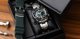 Seiko Prospex 140th Anniversary Limited Divers Green Dial Silver Steel Strap Watch For Men - SPB207J1