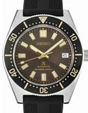 Seiko Prospex 1965 Diver's Modern Re-Interpretation Automatic Brown Dial Black Rubber Strap Watch For Men - SPB147J1