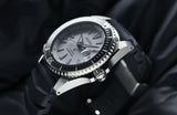 Seiko Shogun Prospex Titanium Divers Automatic White Dial Black Rubber Strap Watch For Men - SPB191J1