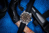 Seiko Prospex 1965 Diver's Modern Re-Interpretation Automatic Brown Dial Black Rubber Strap Watch For Men - SPB147J1