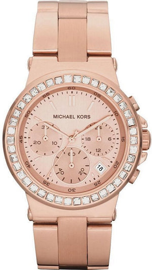 Michael Kors Dylan Rose Gold Rose Gold Steel Strap Watch for Women - MK5586