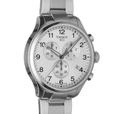 Tissot Chrono XL Classic Silver Dial Silver Steel Strap Watch For Men - T116.617.11.037.00