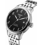 Tissot Le Locle Powermatic 80 Black Dial Silver Steel Strap Watch For Men - T006.407.11.052.00