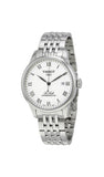 Tissot Le Locle Powematic 80 Silver Dal Silver Steel Strap Watch For Men - T006.407.11.033.00