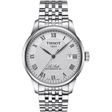 Tissot Le Locle Powematic 80 Silver Dal Silver Steel Strap Watch For Men - T006.407.11.033.00