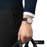 Tissot PR 100 Quartz Chronograph Silver Dial Brown Leather Strap Watch for Men - T101.417.16.031.00