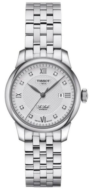 Tissot Le Locle Automatic Lady Silver Dial Silver Steel Strap Watch For Women - T006.207.11.036.00