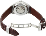 Tissot T Classic Le Locle Automatic Silver Dial Brown Leather Strap Watch For Women - T006.207.16.038.00