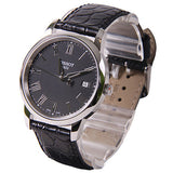 Tissot Classic Dream Black Dial Black Leather Strap Watch for Men - T033.410.16.053.01