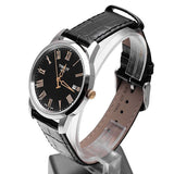 Tissot Classic Dream Black Dial Black Leather Strap Watch for Men - T033.410.16.053.01