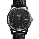 Tissot Classic Dream Black Dial Black Leather Strap Watch for Men - T033.410.16.053.01