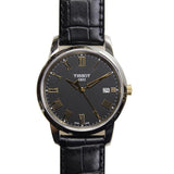 Tissot T Classic Dream Black Dial Black Leather Strap Watch for Men - T033.410.26.053.01