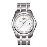 Tissot T Trend Couturier Chronograph White Dial Silver Steel Strap Watch For Men - T035.410.11.031.00