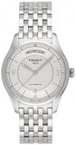 Tissot T Classic T One Automatic Silver Dial Silver Steel Strap Watch For Men - T038.430.11.037.00