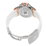 Tissot T Race Chronograph White Dial White Rubber Strap Watch for Women - T048.217.27.017.00