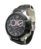 Tissot T Race Chronograph Black Dial Black Rubber Strap Watch for Men - T048.417.27.057.00