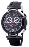 Tissot T Race Chronograph Black Dial Black Rubber Strap Watch for Men - T048.417.27.057.00