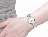 Tissot T Lady Lovely Silver Dial Silver Steel Strap Watch For Women - T058.009.11.031.00