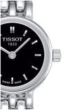 Tissot T Lady Lovely Black Dial Silver Steel Strap Watch For Women - T058.009.11.051.00