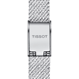 Tissot Lovely Square Silver Dial Silver Mesh Bracelet Watch For Women - T058.109.11.036.00