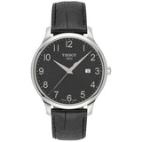 Tissot T Classic Tradition Black Leather Watch For Men - T063.610.16.052.00