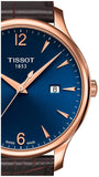 Tissot T Classic Tradition Blue Dial Watch For Men - T063.610.36.047.00