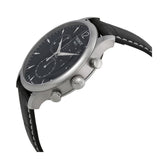 Tissot Tradition Chronograph Black Dial Black Leather Strap Watch For Men - T0636171605700