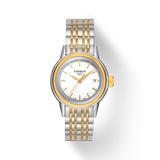 Tissot Carson Steel Lady White Dial Quartz Watch For Women - T085.210.22.011.00