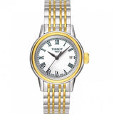 Tissot Carson Lady White Dial Two Tone Steel Strap Watch For Women - T085.210.22.013.00